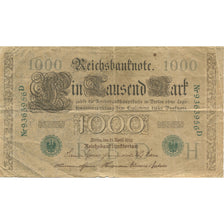 Banknote, Germany, 1000 Mark, 1910, 1910-04-21, KM:45b, AU(55-58)