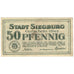 Banknot, Niemcy, Siegburg, 50 Pfennig, village, 1921, 1921-03-20, VF(20-25)