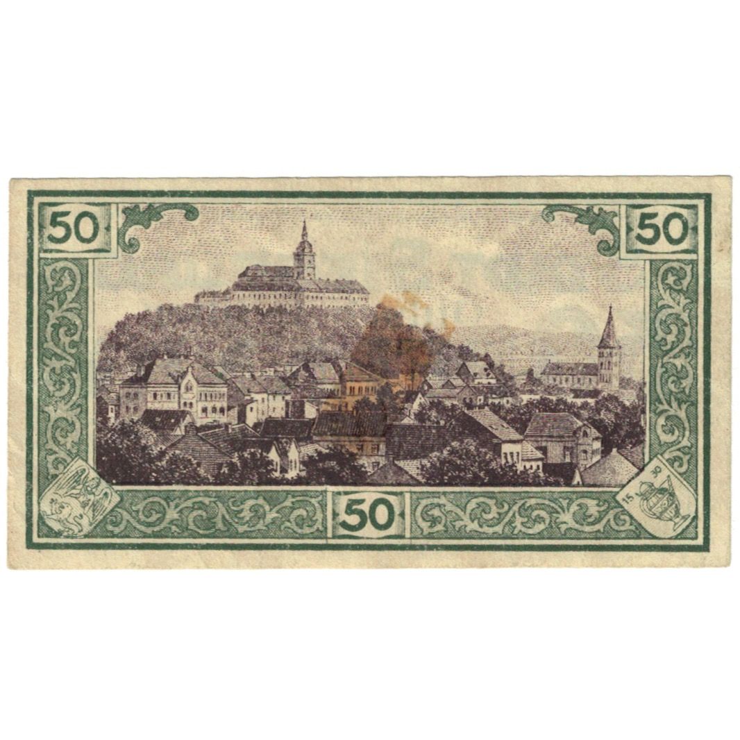 Banknot, Niemcy, Siegburg, 50 Pfennig, village, 1921, 1921-03-20, VF(20-25)