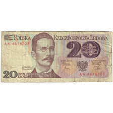 Billet, Pologne, 20 Zlotych, 1988, 1988-06-01, KM:149a, B