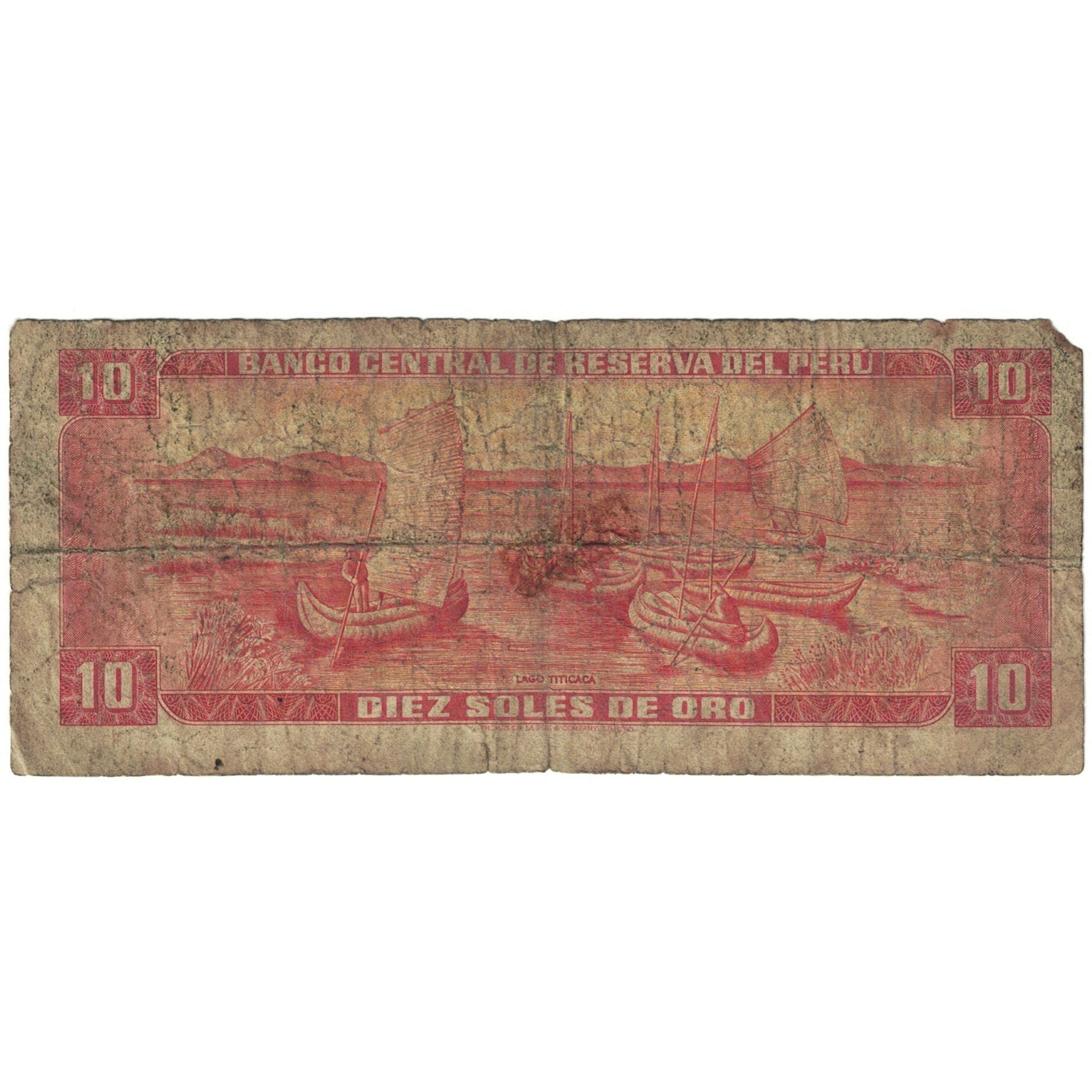 Billete, 10 Soles De Oro, 1976, Perú, 1976-11-17, KM:100c, RC