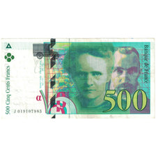 França, 500 Francs, 1994, J019107985, EF(40-45), Fayette:76.1, KM:160a