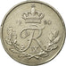 Moneta, Danimarca, Frederik IX, 25 Öre, 1950, Copenhagen, BB+, Rame-nichel