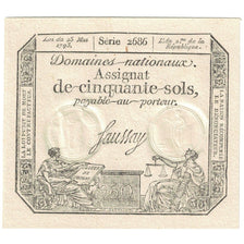 France, 50 Sols, 1793, 2686, UNC(65-70), KM:A70b