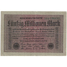 Banknote, Germany, 50 Millionen Mark, 1923, 1923-09-01, KM:109b, VF(20-25)