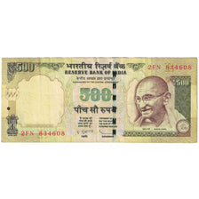 Banknote, India, 500 Rupees, 2009, KM:99d, VF(20-25)