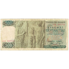 Banknote, Greece, 500 Drachmai, 1968, 1968-11-01, KM:197a, EF(40-45)