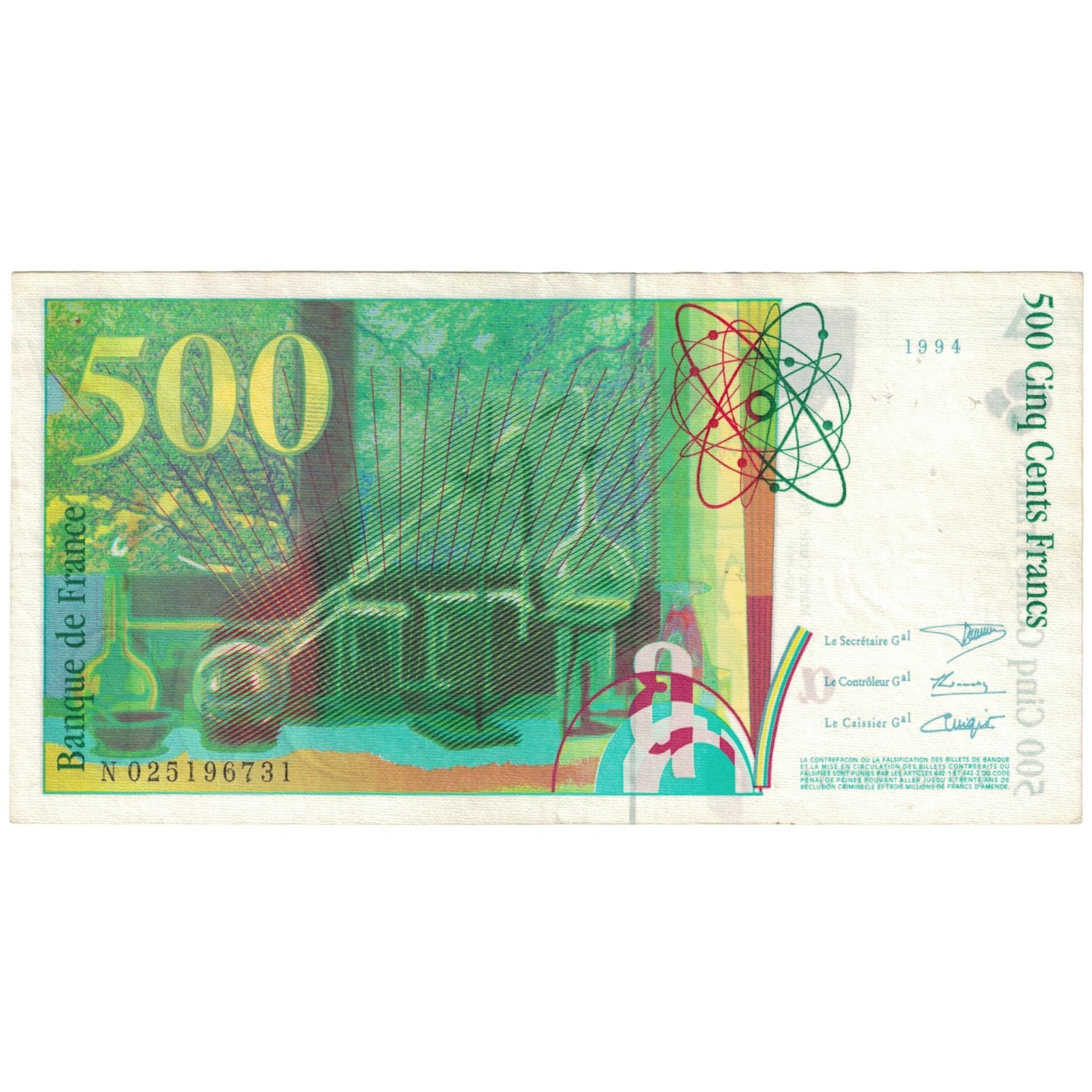 Frankrijk, 500 Francs, 1994, R002433419, SUP, Fayette:76.1, KM:160a