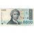 Banconote, Croazia, 5000 Dinara, 1992, 1992-01-15, KM:24a, MB+