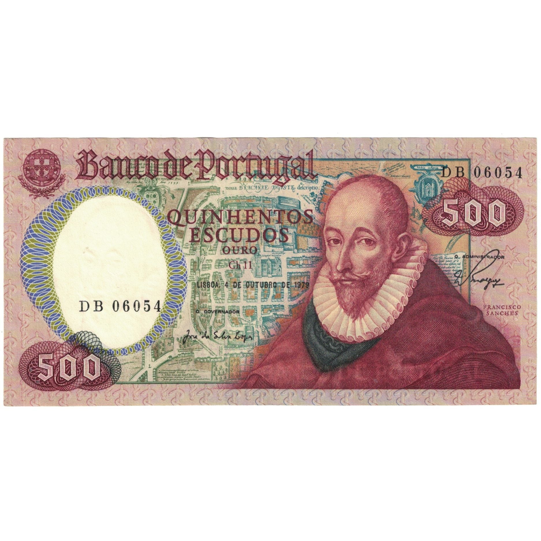 Biljet, Portugal, 500 Escudos, 1979, 1979-10-04, KM:177a, TTB+