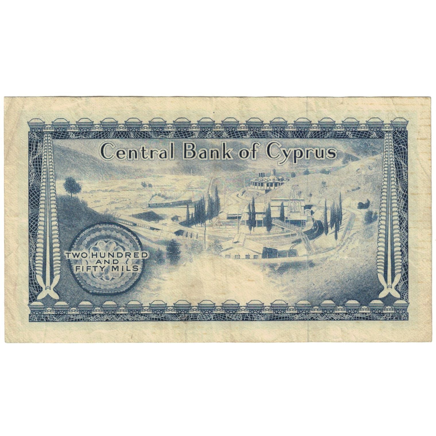 Nota, Chipre, 250 Mils, 1979, 1979-06-01, KM:41c, EF(40-45)