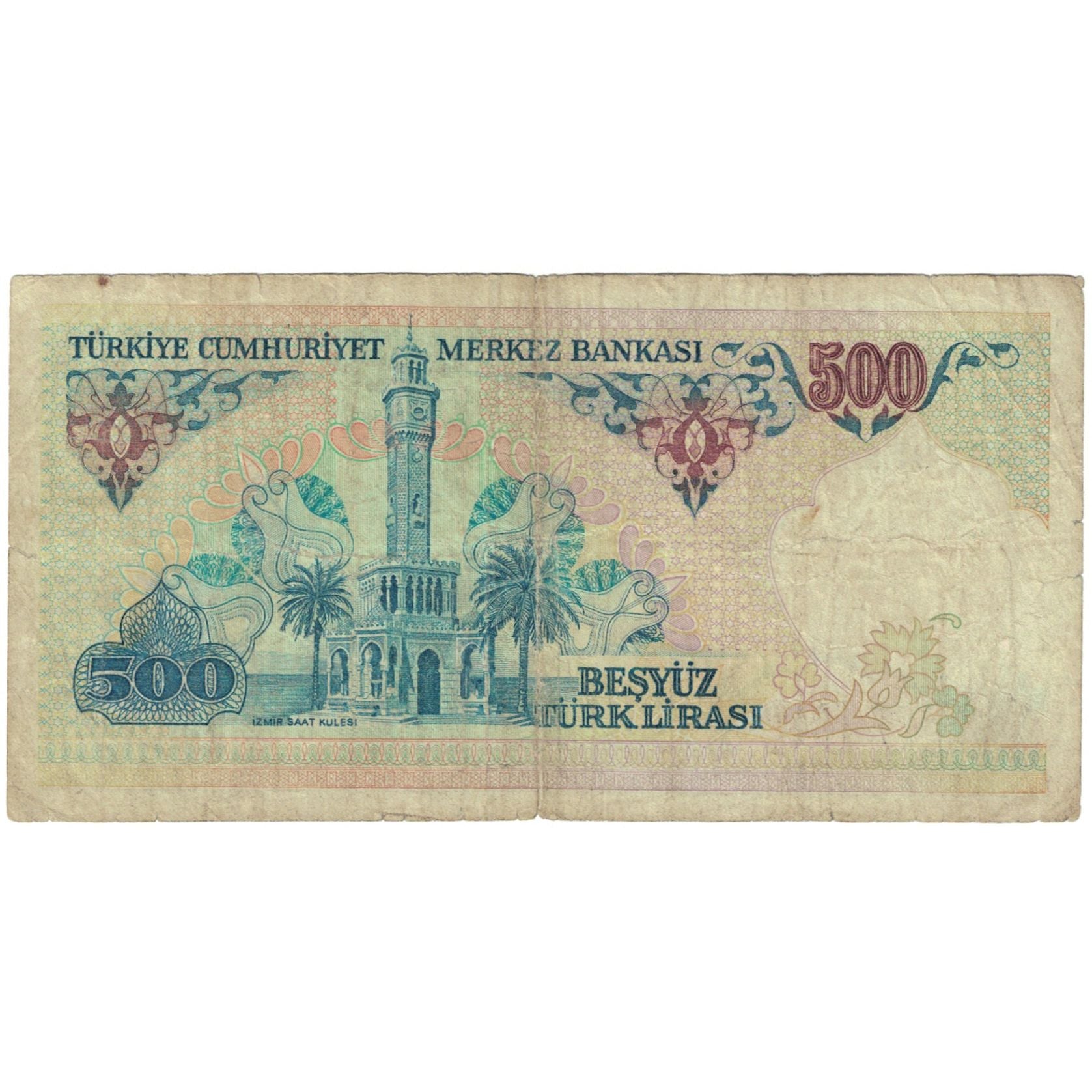Geldschein, Türkei, 500 Lira, 1983, KM:195, SGE