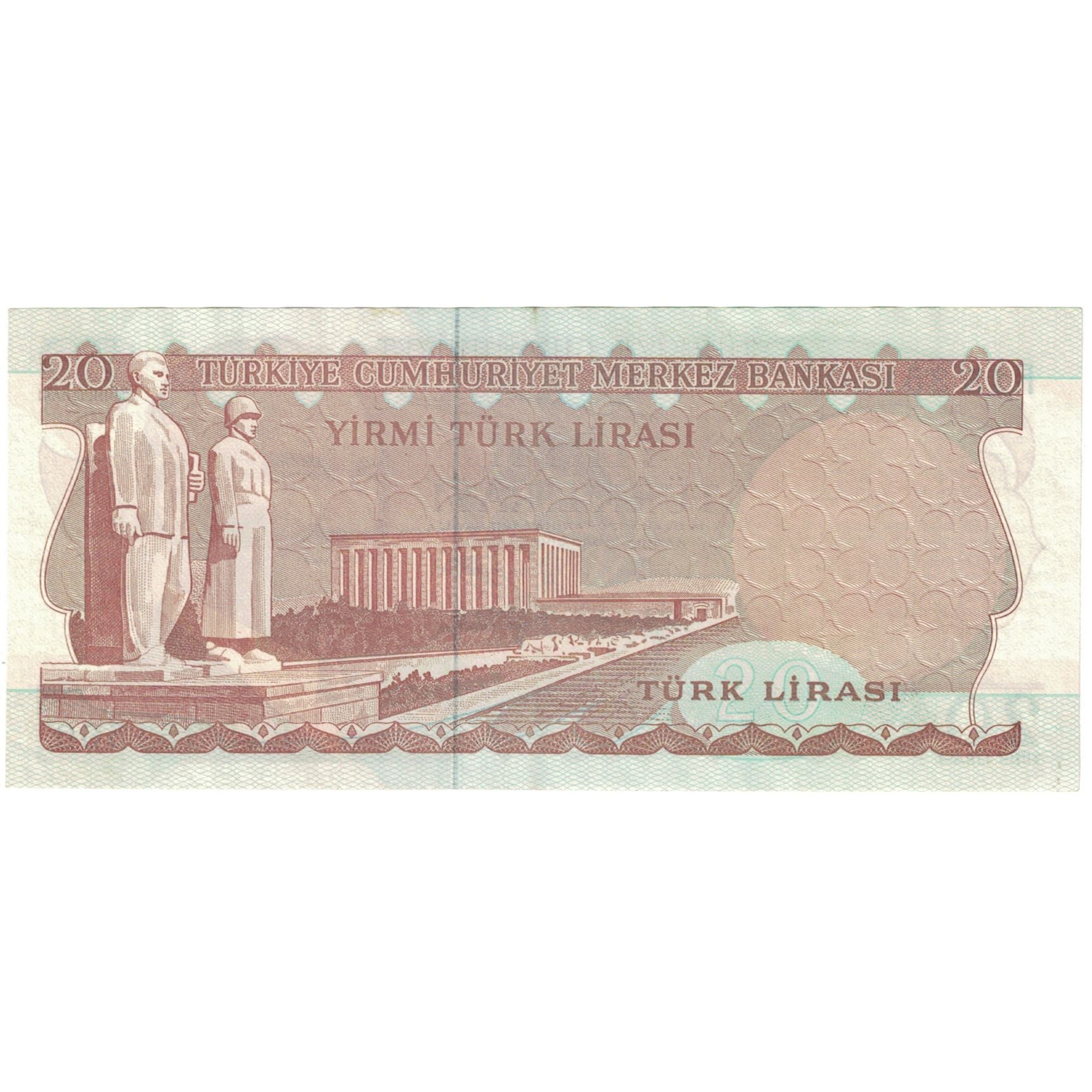 Geldschein, Türkei, 20 Lira, L.1970, 1970-01-14, KM:187a, SS