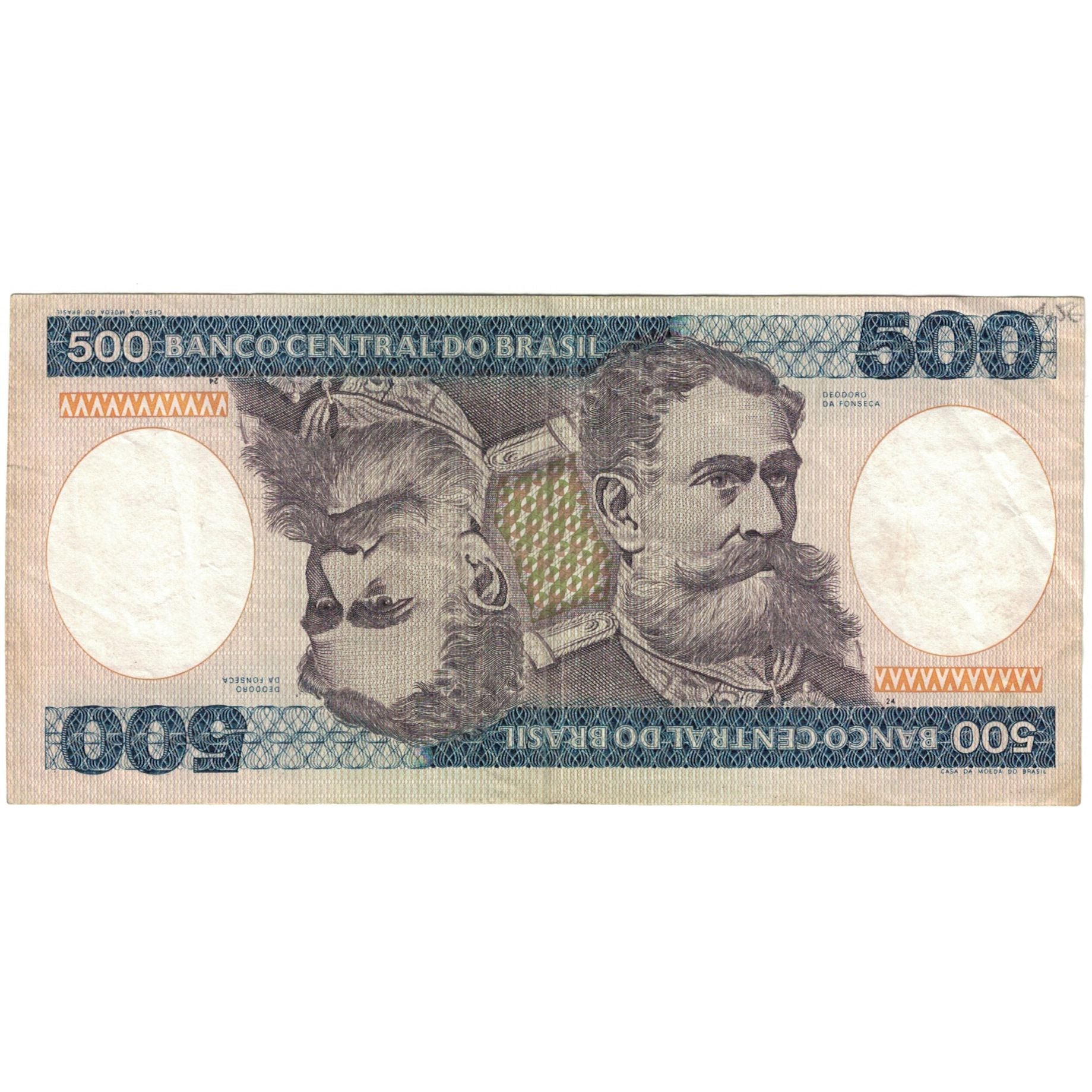 Nota, Brasil, 500 Cruzeiros, Undated (1985), KM:200b, EF(40-45)