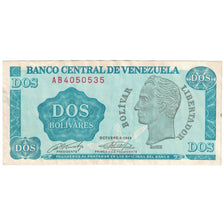 Billet, Venezuela, 2 Bolivares, 1989-10-05, KM:69, TTB