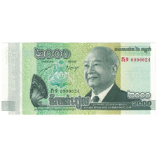 Banknote, Cambodia, 2000 Riels, 2014, 2014, UNC(65-70)