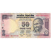 Nota, Índia, 50 Rupees, KM:90f, AU(55-58)