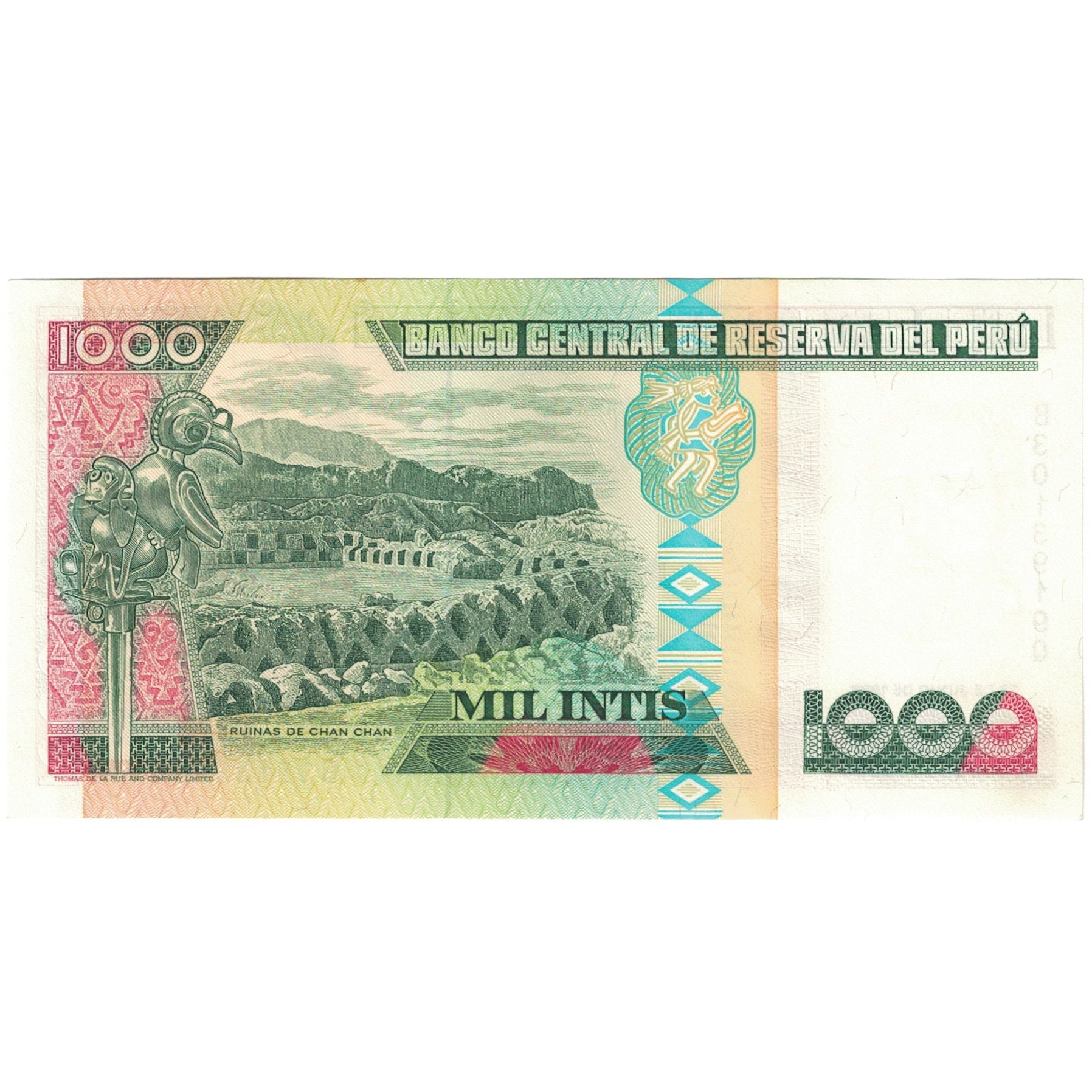 Billete, 1000 Intis, Perú, 1988-06-28, KM:136b, UNC