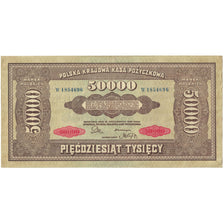Banknote, Poland, 50,000 Marek, 1922-1923, 1922-10-10, KM:33, EF(40-45)