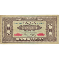 Banknote, Poland, 50,000 Marek, 1922-1923, 1922-10-10, KM:33, EF(40-45)
