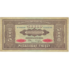 Banknote, Poland, 50,000 Marek, 1922-1923, 1922-10-10, KM:33, EF(40-45)
