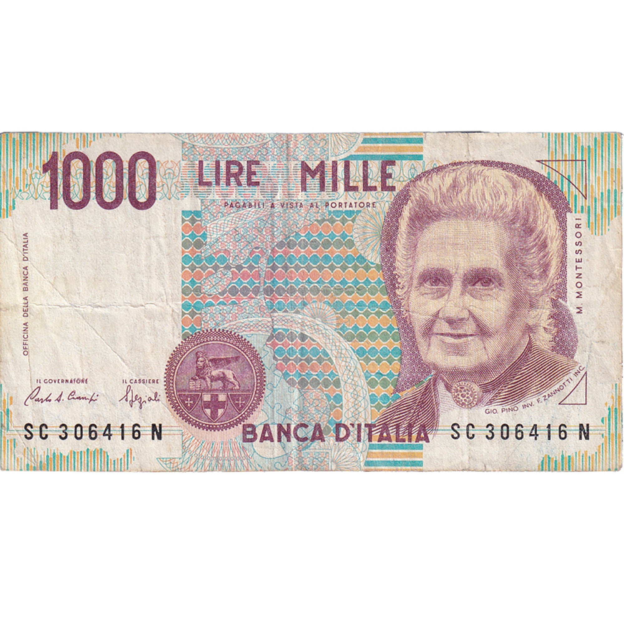Billet, Italie, 1000 Lire, 1990-10-03, KM:114b, TB
