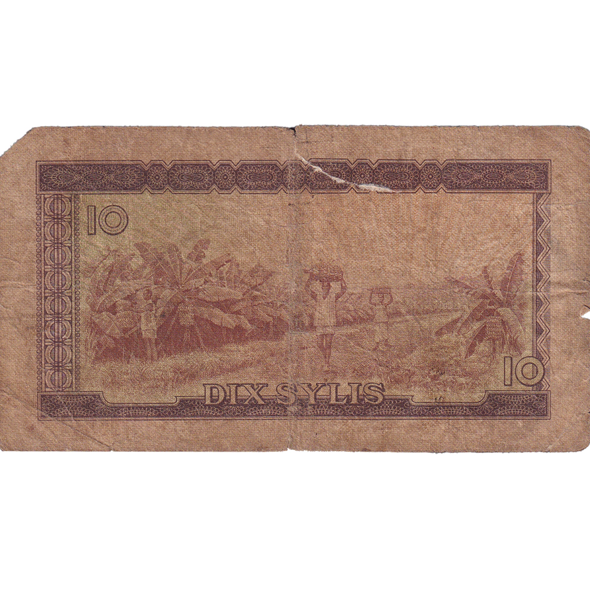 Geldschein, Guinea, 10 Sylis, 1960-03-01, KM:16, SGE