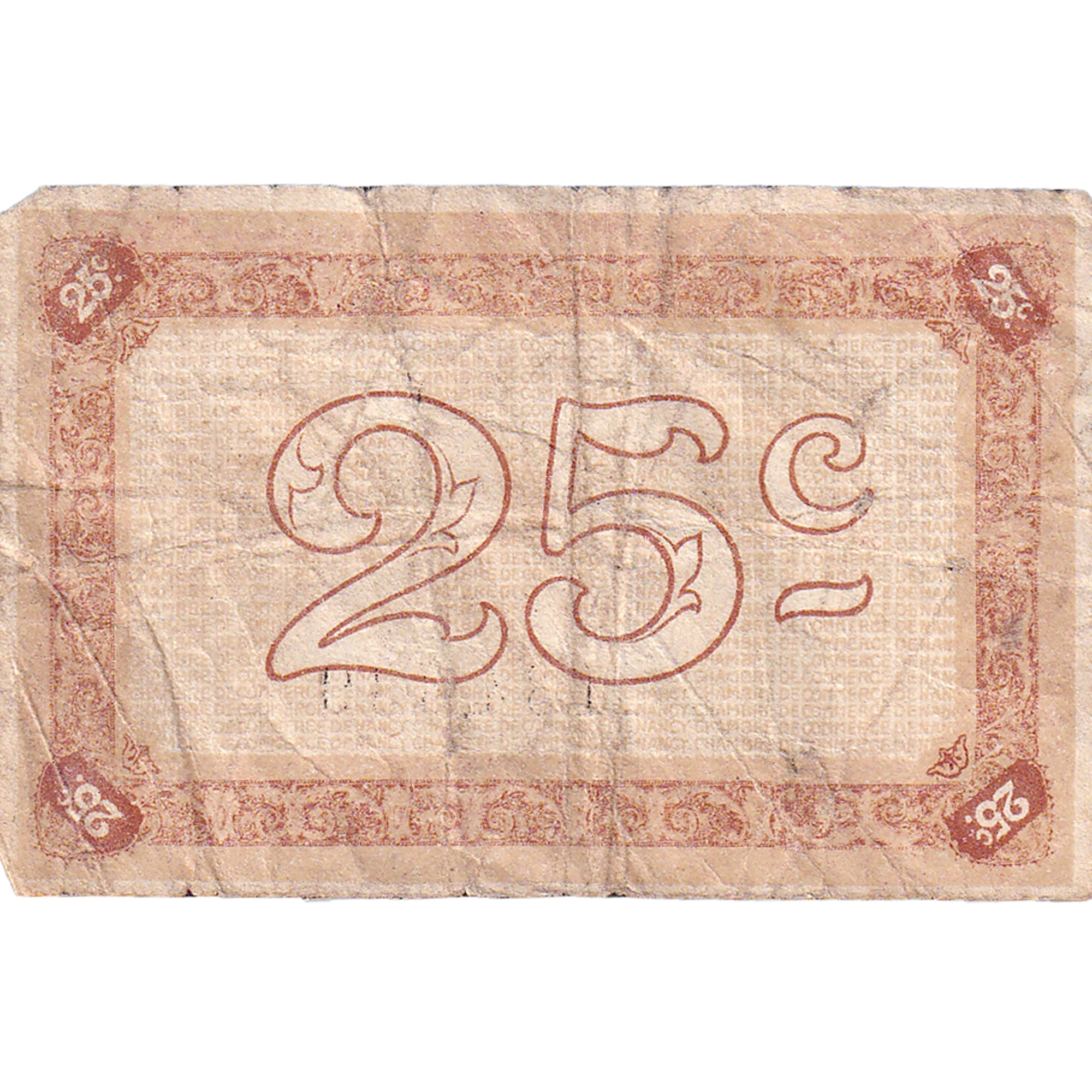 Frankreich, Nancy, 25 Centimes, SGE, Pirot:87-57