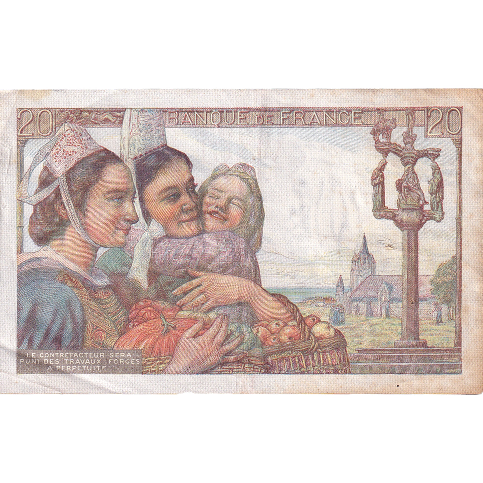 França, 20 Francs, 1948, X.180, VF(20-25), Fayette:13.13, KM:100c