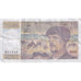 Francia, 20 Francs, Debussy, 1991, w.033, BB, Fayette:66Bis.2, KM:151e