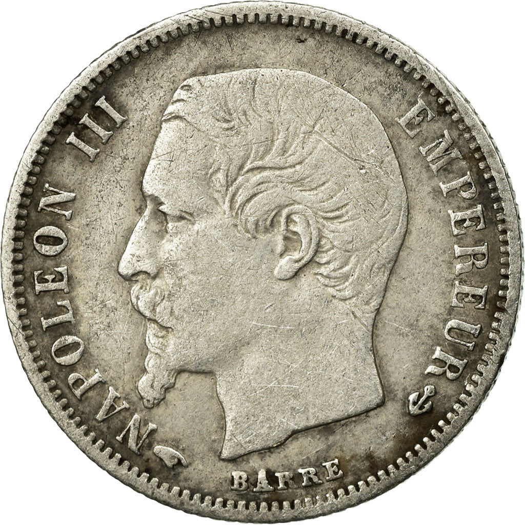 Coin, France, Napoleon III, Napoléon III, 50 Centimes, 1858, Paris, VF(30-35)