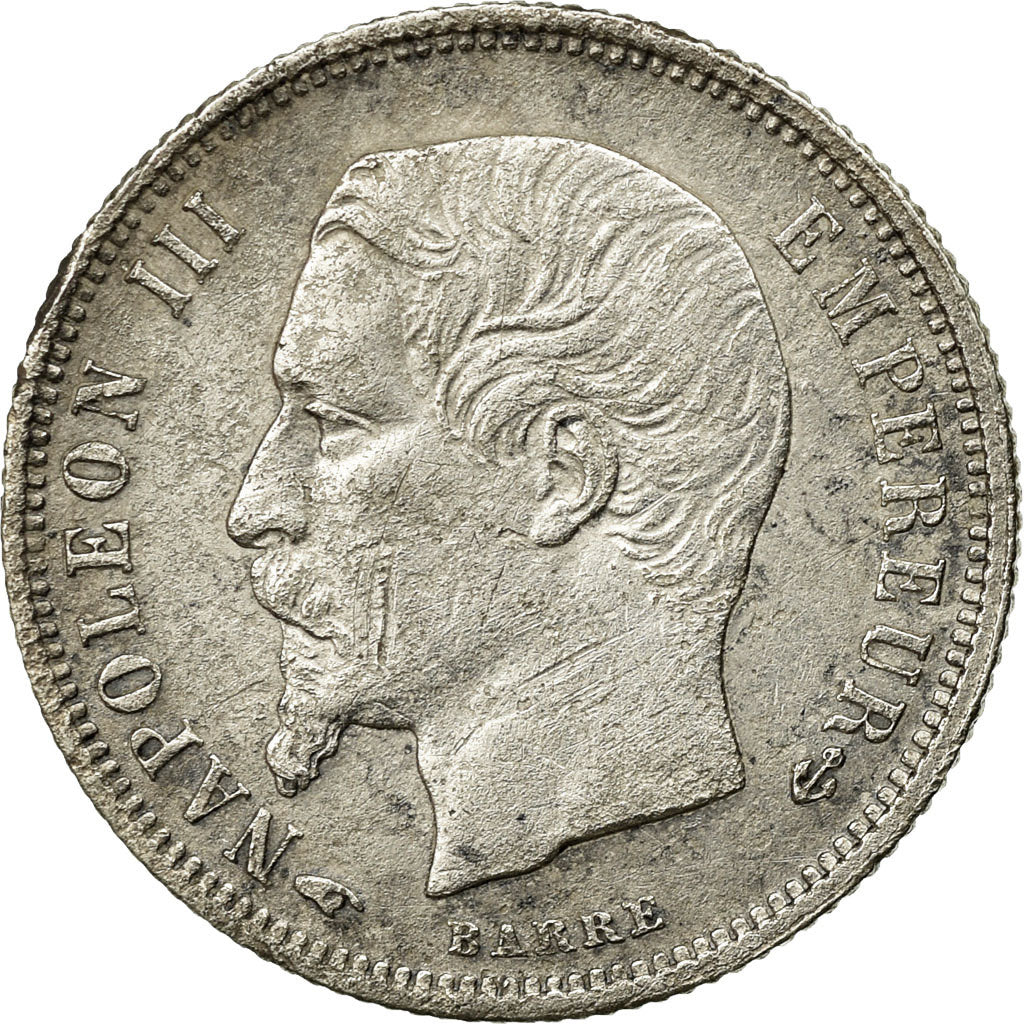 Coin, France, Napoleon III, Napoléon III, 50 Centimes, 1858, Paris, VF(30-35)