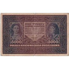 Banknote, Poland, 5000 Marek, 1920, 1920-02-07, KM:31, VF(20-25)