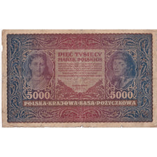 Geldschein, Polen, 5000 Marek, 1920, 1920-02-07, KM:31, SGE