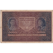 Banknote, Poland, 5000 Marek, 1920, 1920-02-07, KM:31, VF(20-25)