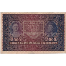 Banknote, Poland, 5000 Marek, 1920, 1920-02-07, KM:31, VF(20-25)