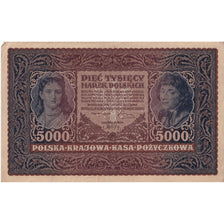 Banknote, Poland, 5000 Marek, 1920, 1920-02-07, KM:31, VF(20-25)