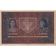Banknote, Poland, 5000 Marek, 1920, 1920-02-07, KM:31, VF(20-25)