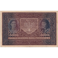 Banknote, Poland, 5000 Marek, 1920, 1920-02-07, KM:31, VF(20-25)