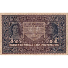 Banknote, Poland, 5000 Marek, 1920, 1920-02-07, KM:31, VF(20-25)