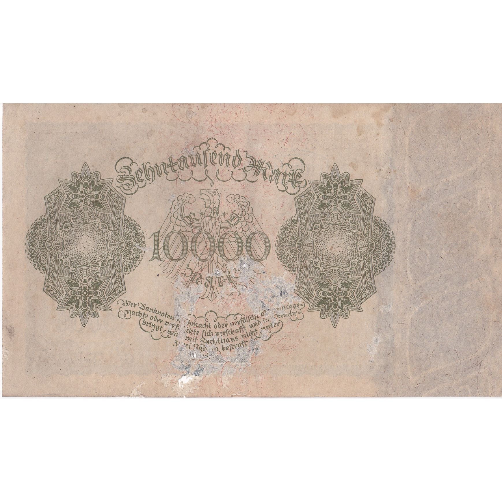 Geldschein, Deutschland, 10,000 Mark, 1922, KM:70, S