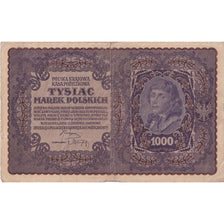 Billet, Pologne, 1000 Marek, 1919, 1919-08-23, KM:29, TB+