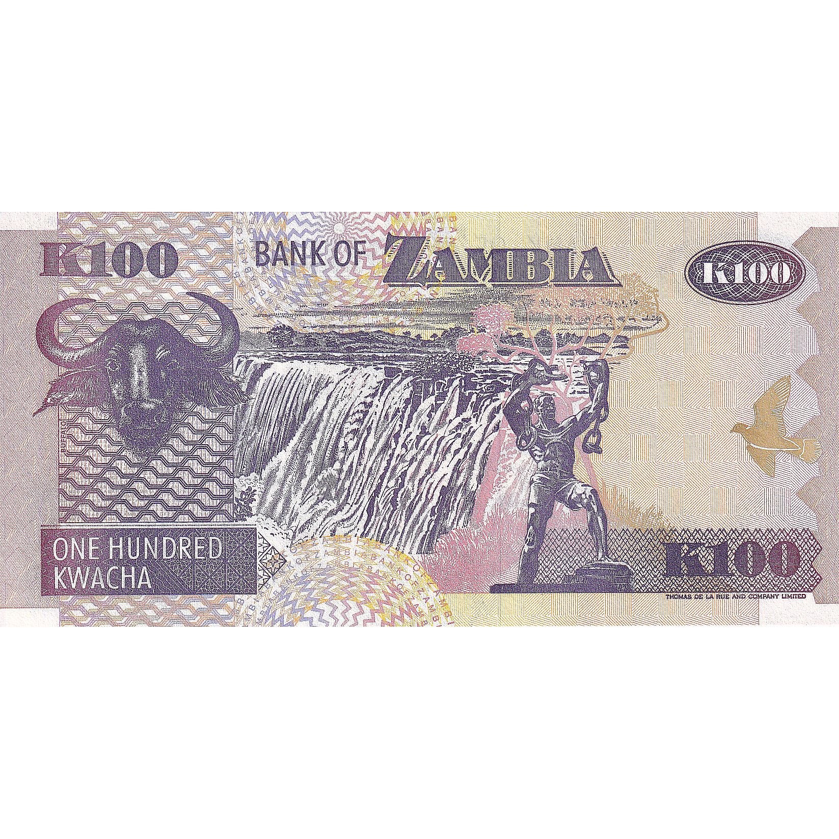 Banknote, Zambia, 100 Kwacha, 1992, Undated, KM:38b, UNC(65-70)