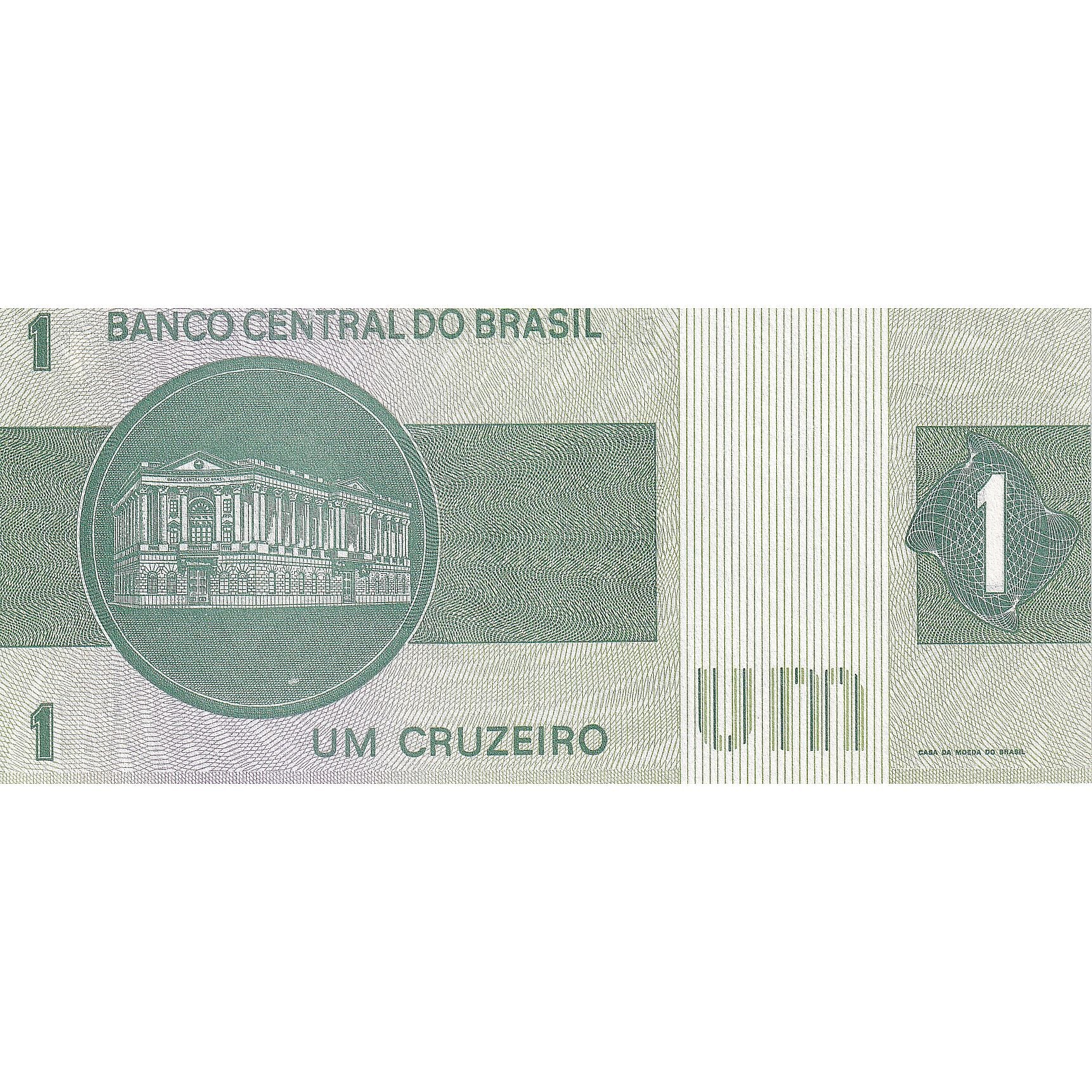 Biljet, Brazilië, 1 Cruzeiro, KM:191a, NIEUW