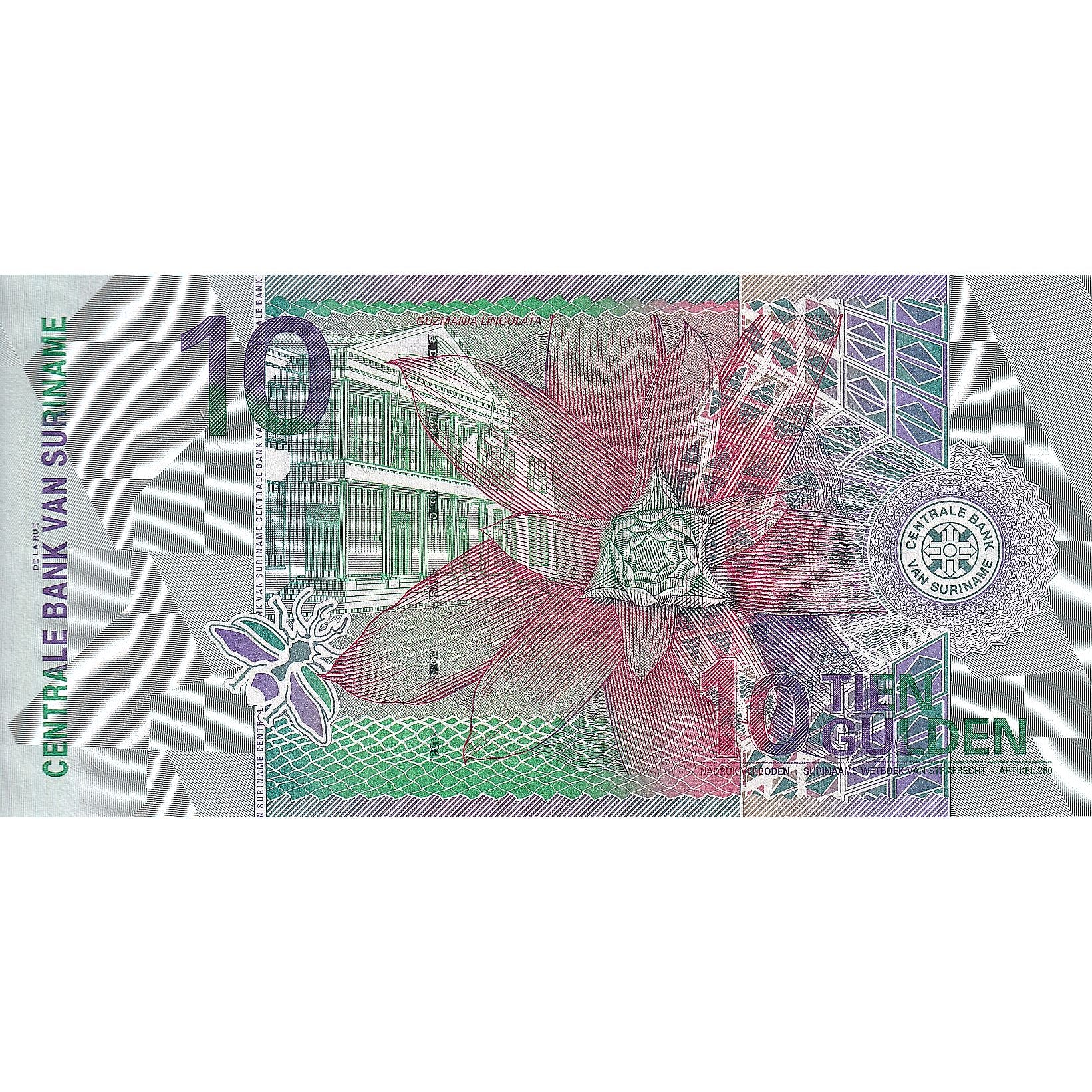 10 Gulden, 2000, Surinam, 2000-01-01, KM:147, UNC