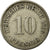 Moneda, ALEMANIA - IMPERIO, Wilhelm II, 10 Pfennig, 1899, Berlin, MBC, Cobre -