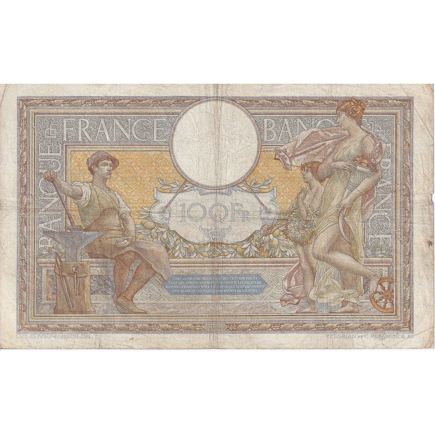 France, 100 Francs, E.43649, TTB, Fayette:24.13, KM:78c