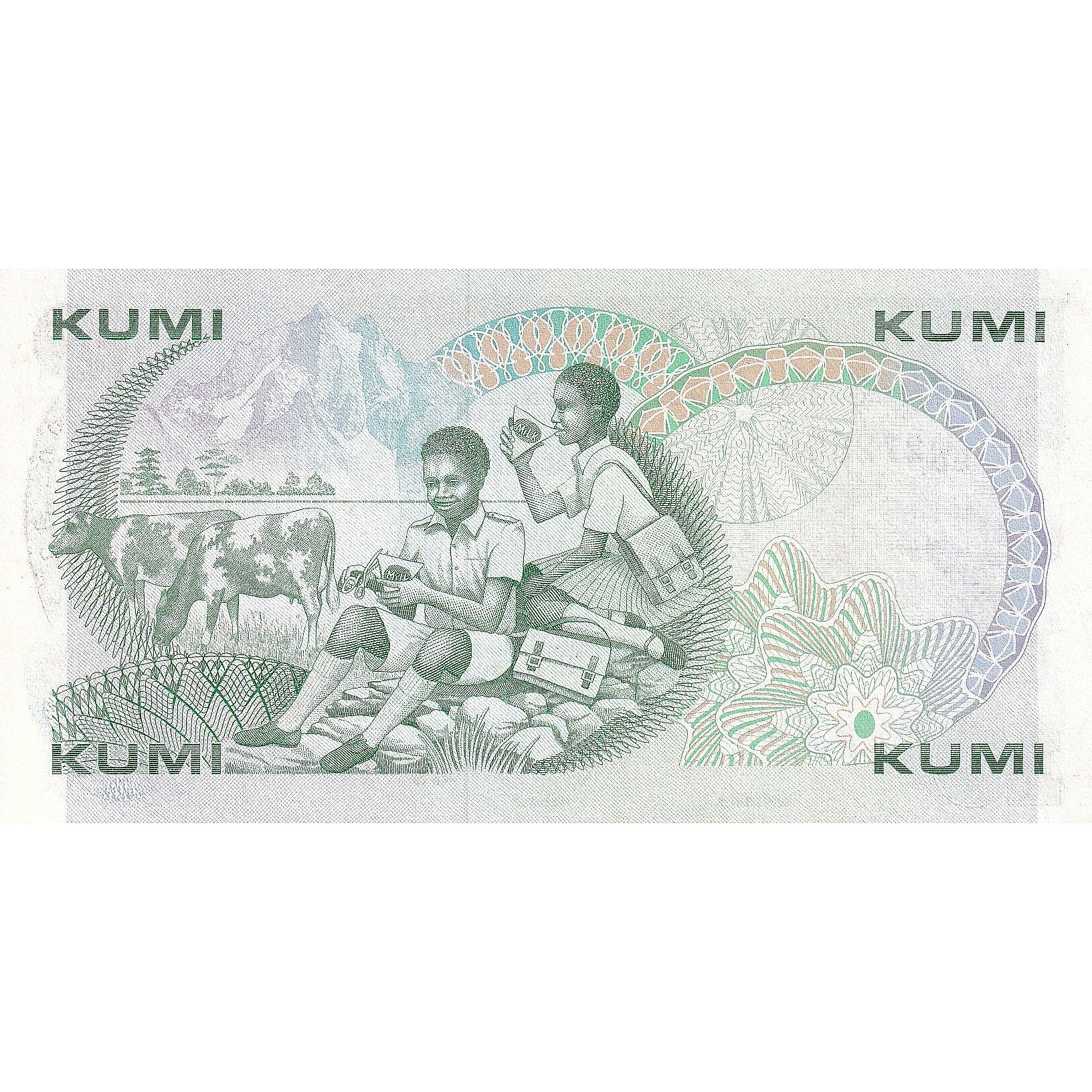 Billet, Kenya, 10 Shillings, 1987, 1987-07-01, NEUF