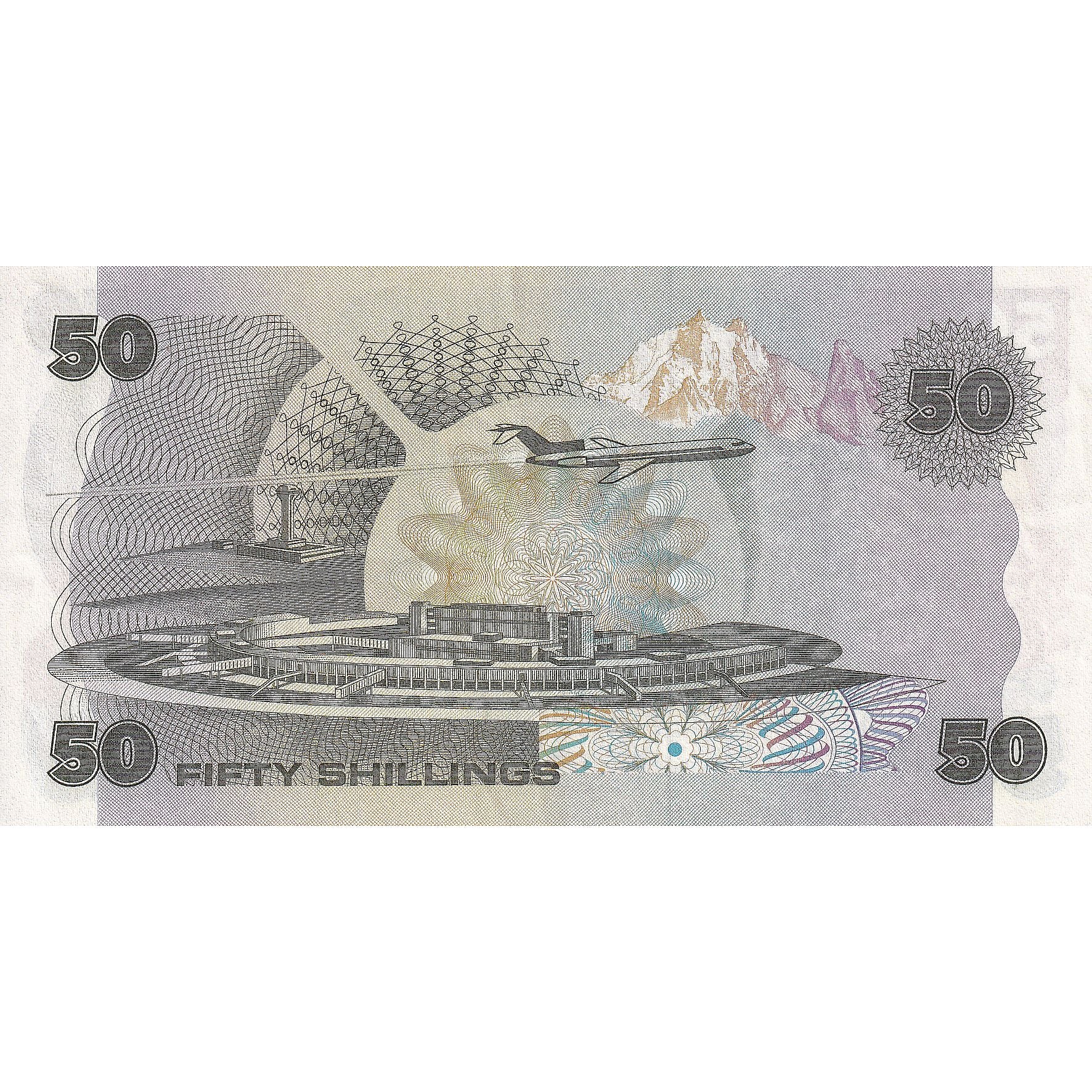 Kenya, 50 Shillings, 1980, 1980-06-01, KM:22d, NEUF