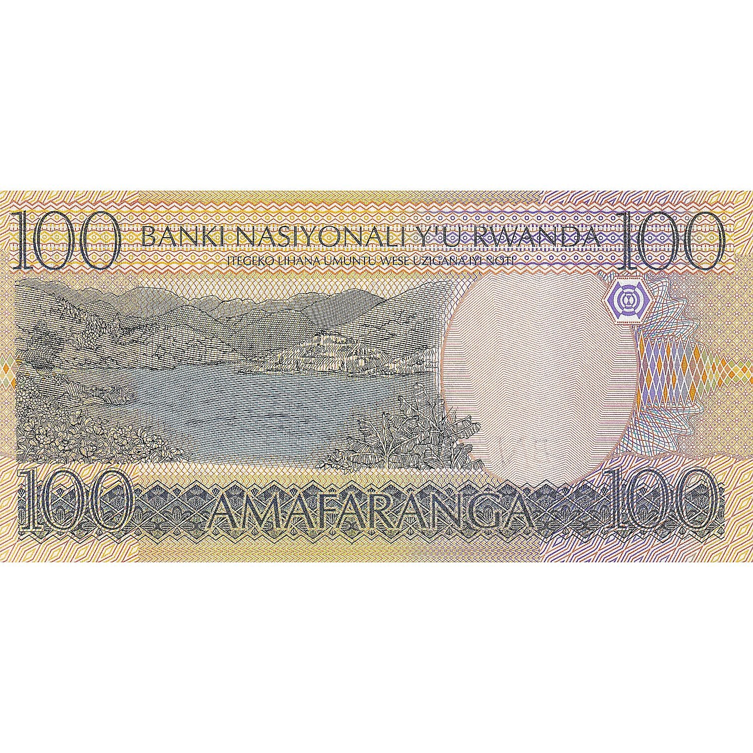 Rwanda, 100 Francs, 2003, 2003-05-01, KM:29a, UNC(65-70)